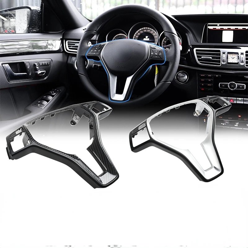 

For Benz C-class, E-class, A-class, B-class, GLK Class, GLA CLA CLS Steering Wheel Trim Cover 1pcs