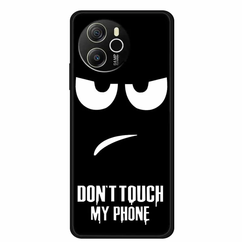 Black Silicone Soft Back Protective Case Cover