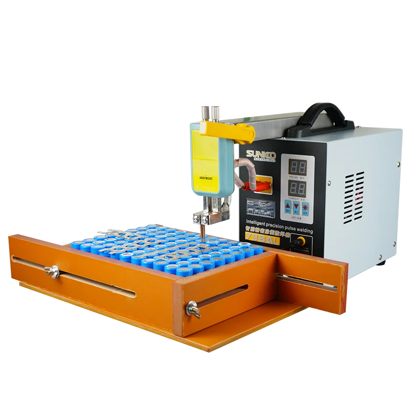 3.6KW SUNKKO 738AL Spot Welding Machine New Upgraded Telescopic Arm Handheld WIth Spot Welding Pens Precision Pulse Spot Welders 4