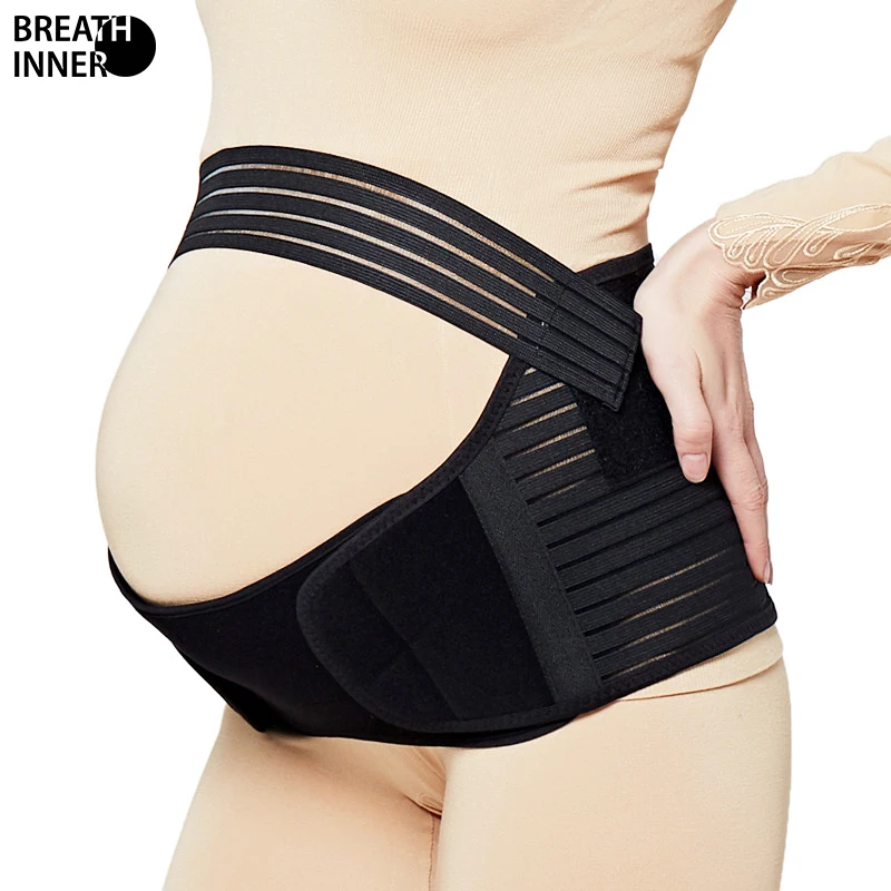 Adjustable Maternity Belly Band, Pregnancy Support Belt, Breathable Belly Support Brace Lightweight Abdominal Binder