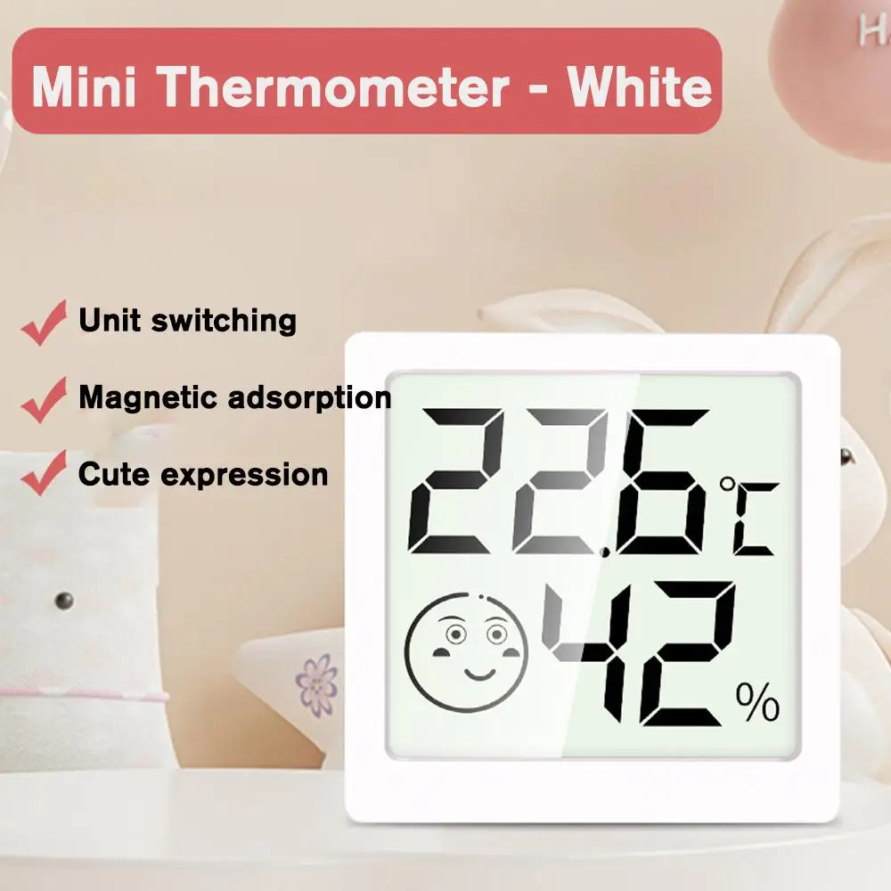 

1PC LCD Digital Temperature Baby Room Humidity Meter Station Indoor Weather Hygrometer Electronic Home Thermometer K9T3