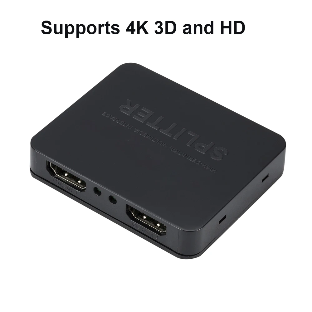 4K Hdmi-Compatibile Splitter Hd Switch 1 In 2 Out Video Distributore Amplificatore Doppio Display Per Hdtv Box Monitor Proiettore Laptop