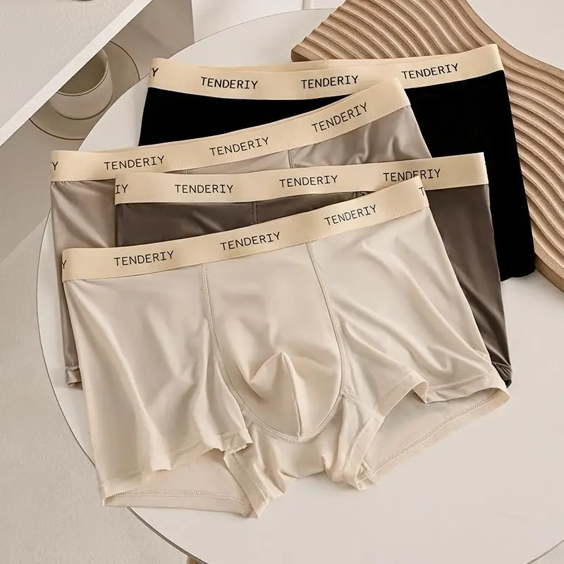 Men's Korean Style Panties Intimate Underware Homme Boxers Thermal Shorts  Sexy Lingerie Underpant  Boxershorts Boxer Briefs