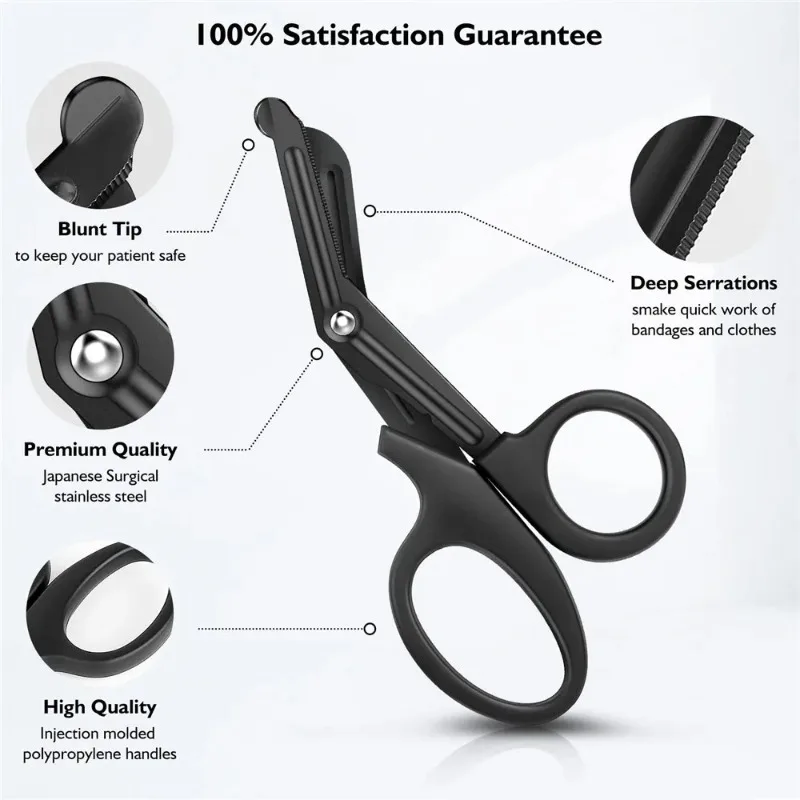 Description Picture 3 of itemParamedic Medical Rescue Tools Trauma Gauze Emergency First Aid Scissors Outdoor Utility Wilderness Survival Camp Bandage Care