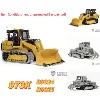 KIT LESU 973K 1/14 Hydraulic RC Loader Metal Tracked Vehicle Remote Control Car Model Machine Kits with Light Sound Truck Toy 1