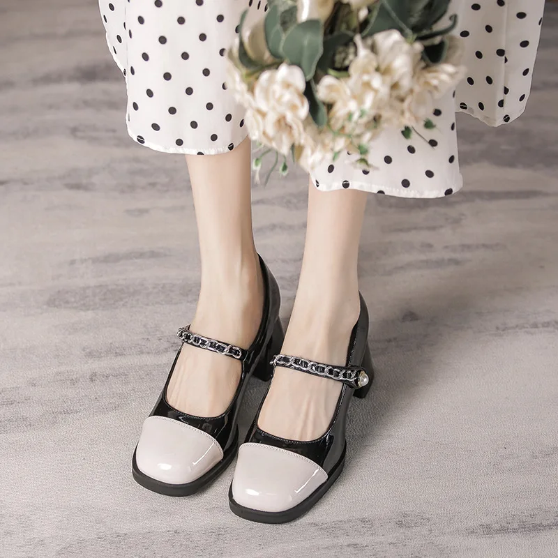 

Free Shipping Lolita Shoes for Women High Heels Elegant Woman Shoe for Women 2022 Designer Luxury Autumn Mary Jane Shoe Platform