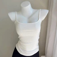 Camis pour femmes, différentes couleurs, Sexy, décontracté, Simple, assorti à tout, mode dames, tempérament Ins d'été classique, Style coréen Ulzzang 5