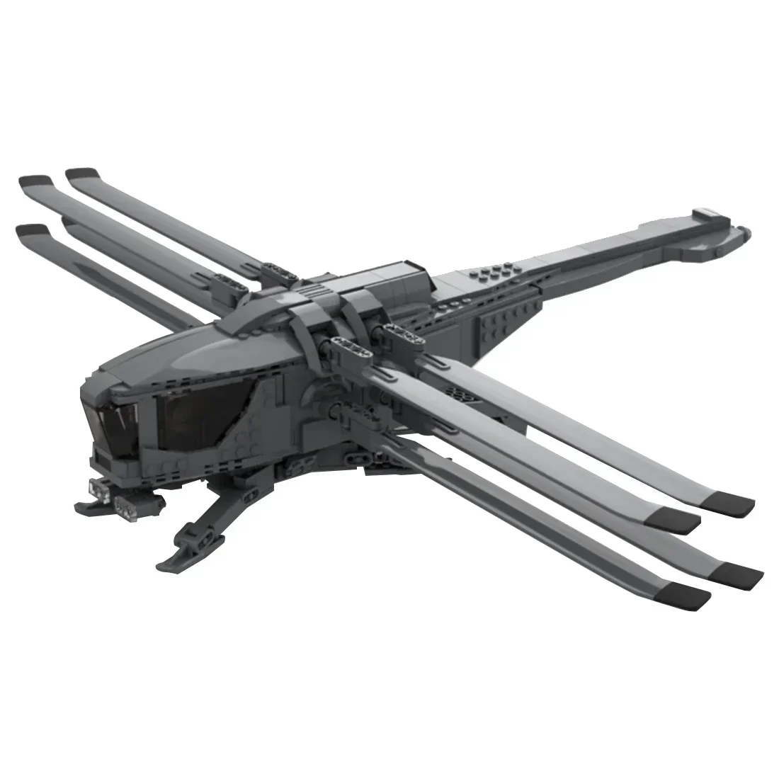 

NEW MOC-93682 Atreides Royal Ornithopter space movie Building Blocks MOC Model Dunes airplane Vehicle moc-10327