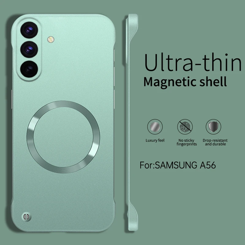 Thin Luxury Frameless Micro-Frosted Magnetic Phone Case - Original Tough Back Cover