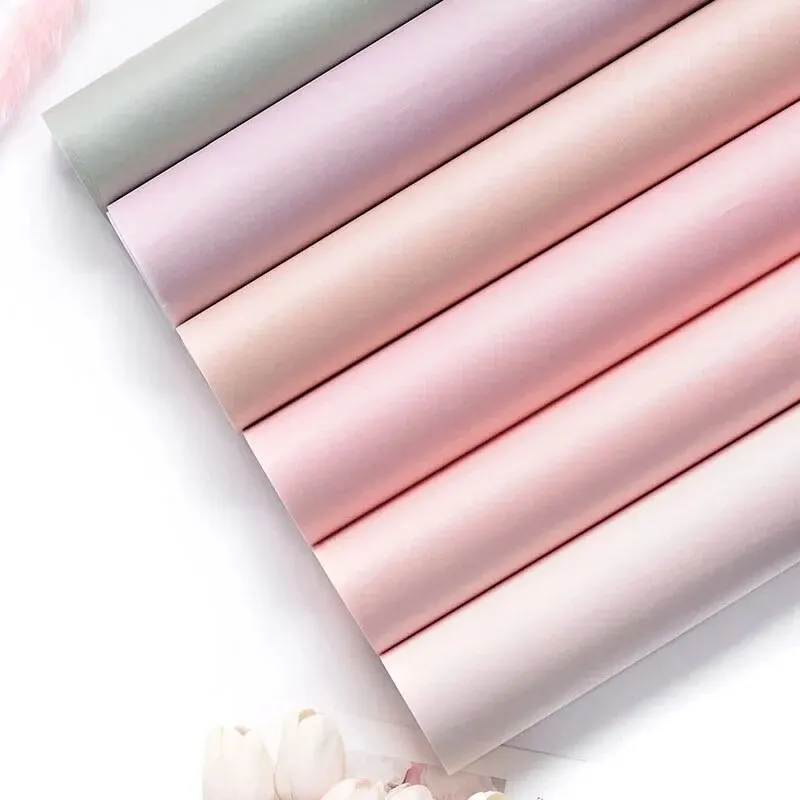 40pcs Tissue Paper 75*52CM Craft Paper Floral Wrapping Scrapbooking Paper Party Gift Packaging Decorative Flower Packing Paper - 3