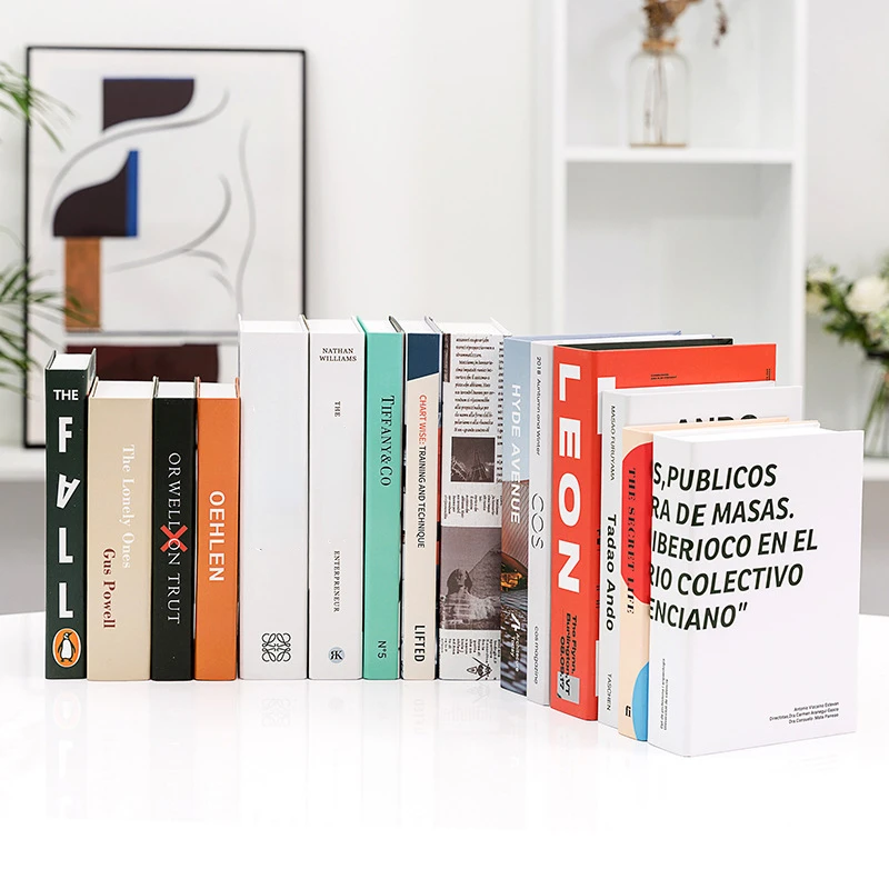 

Модные кофейные столики, украшения для дома и офиса, роскошные поддельные книги, украшения для дома, декор для кафе, клуба, отеля, реквизит, декор для книг