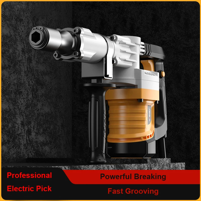 2400W Brushless Electric Hammer Multi Function Rotary Hammer Machine Electric Pick 220V High Power Impact Drill 3