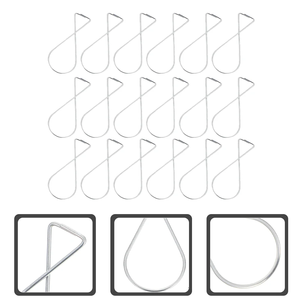 

50 Pcs Ceiling Hook Hanging Suspended Grid Clip Heavy Duty Clothes Rack Coat Hanger