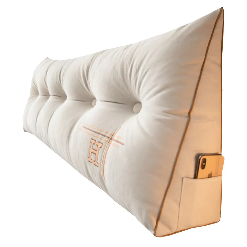 Headboard Pillow Cute Pillow Cojines Decorativos Triangular Cushion Floor Cushion Headrest Cushion Large Backrest 5