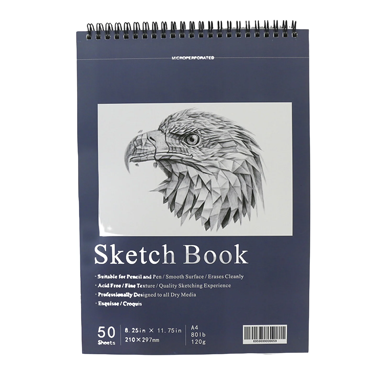 

Альбом для рисования B88, скетчбук в спиральной обложке, для творчества и школьников