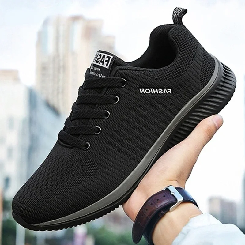 [Men Sport Shoes Breathable Lightweight Running Sneakers Walking Casual Breathable Shoes Non-slip Comfortable Men Shoes Fashion]