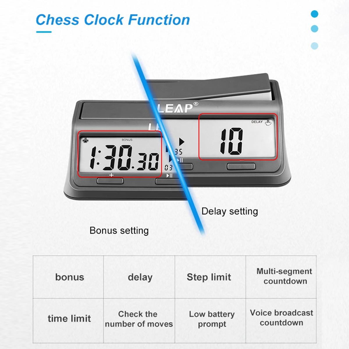 Professional Chess Clock Multifunctional Digital Watch Accurate Count Up Count Down Timer Board Game Stopwatch chess timer board game table games