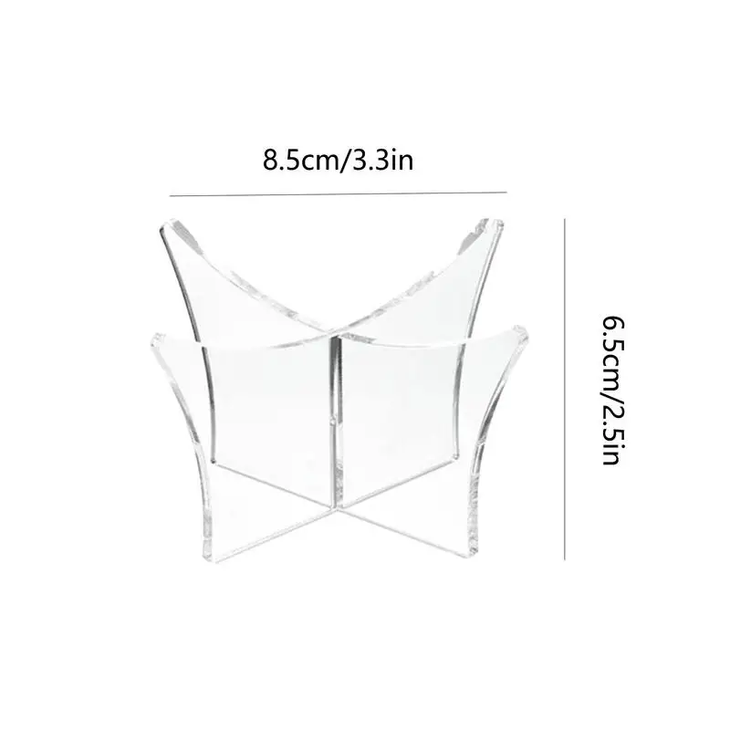 Acrylic Ball Stand Clear Sports Ball Display Rack Bowling Stand Football Soccer Anti-Slip Design For