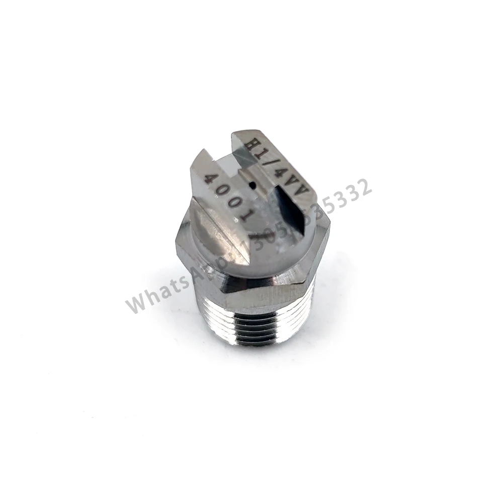 Stainless Steel Flat Fan Nozzle - 1/4 Inch High Pressure Spray | 304 SS Construction