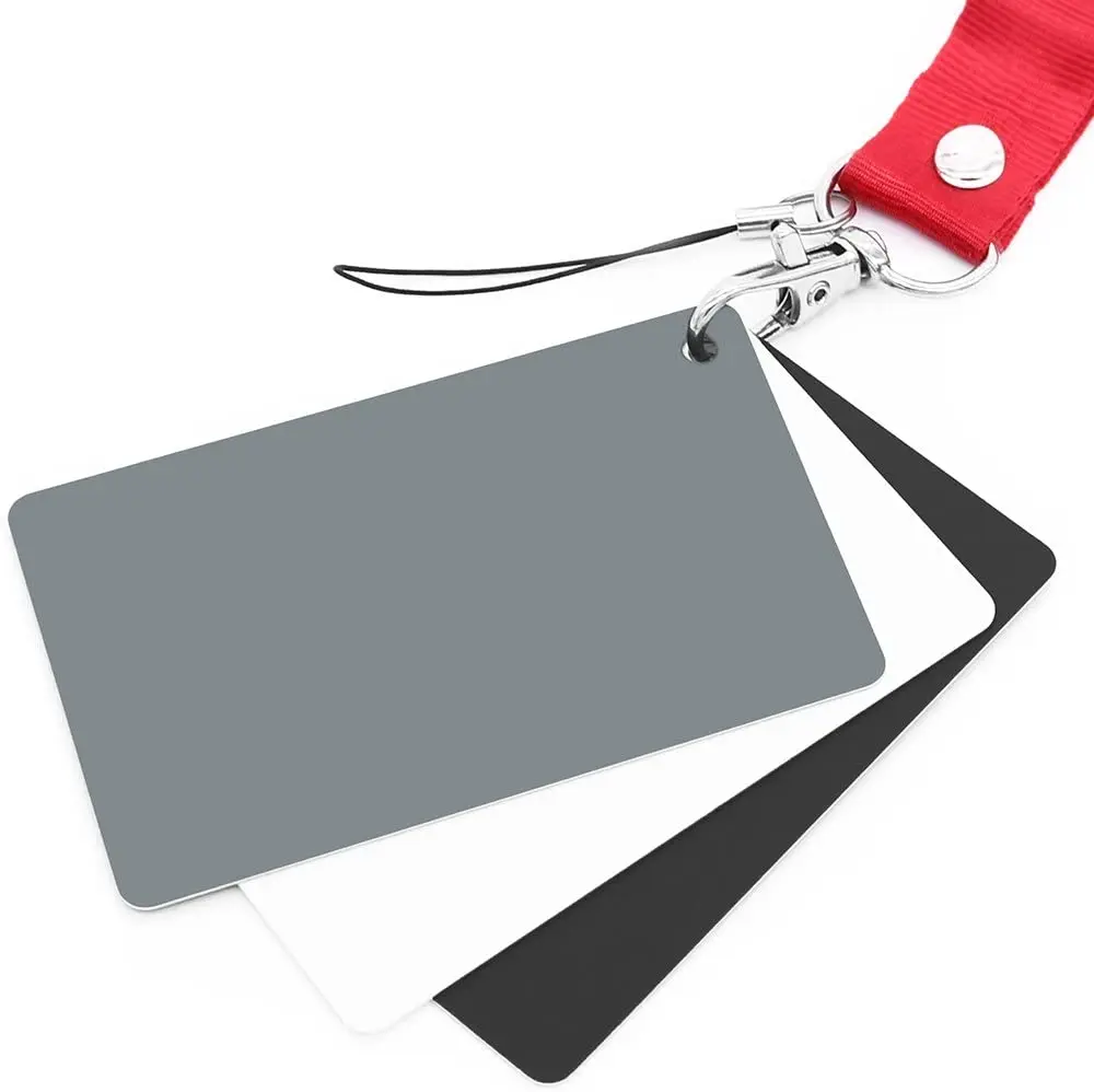 2 in 1 Gray and White Balance Card 12-inch 18% Gray Board for Photography Focusing Board Focusing Screen 30CM WhiteBalance Board