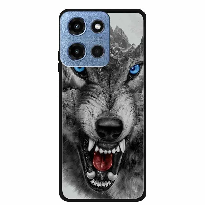 Animal Design Soft Silicone TPU Protective Phone Case - Shockproof Back Cover