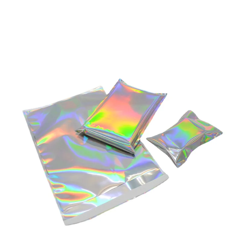 100pcs-Hologram-Adhesive-Aluminum-Foil-Self-Sealing-Laser-Storage-Bag ...