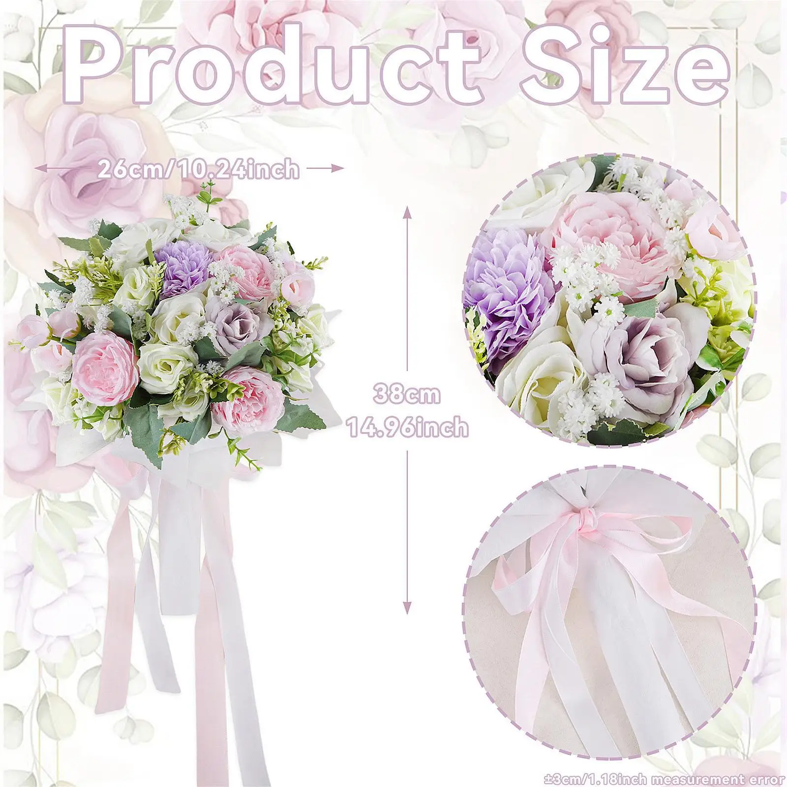 Wedding Bride Bouquets Elegant Wedding Accessories Artificial Bridal Bouquet for Party Wedding Photo Prop Anniversary Decoration Wedding Bride Bouquets Elegant Wedding Accessories Artificial Bridal Bouquet for Party Wedding Photo Prop Anniversary Decoration