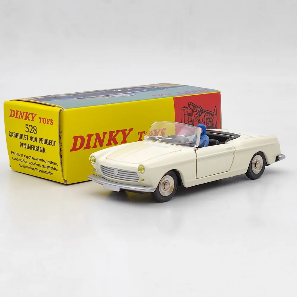 Atlas 1/43 Dinky Toys 528 P ~ 3/2 Cabriolet 404 Cabriolet Pininfarina Modellini Auto Da Collezione