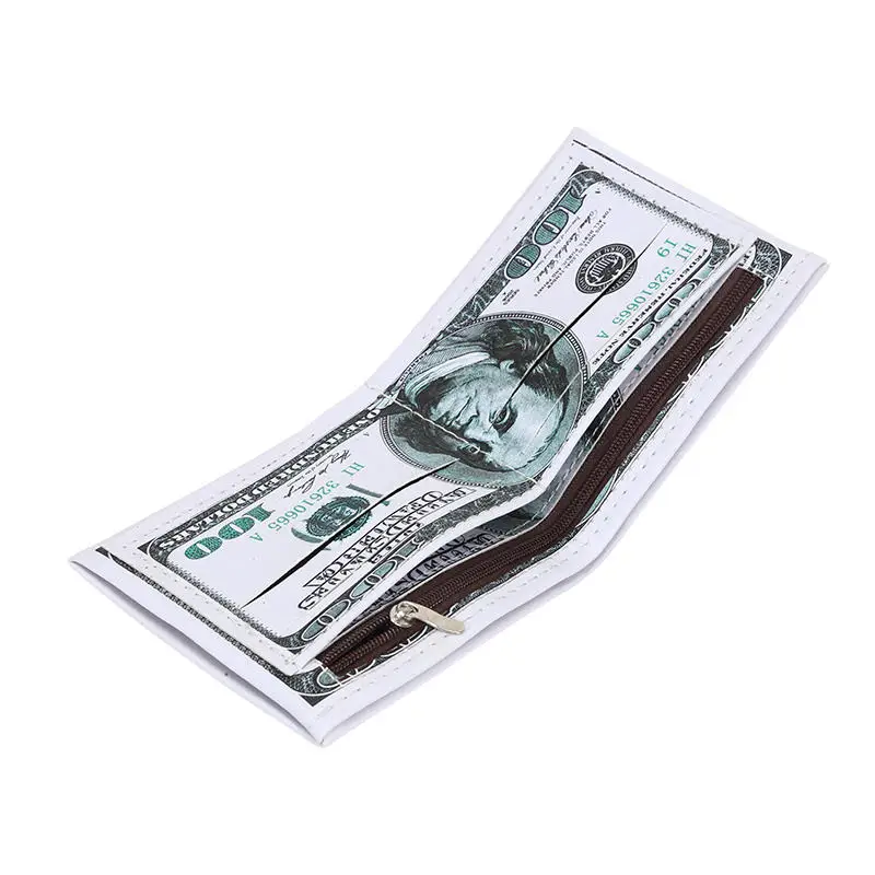 Dollar-Geldbörse für Jungen, Kinder, Herren, Pu-Leder, Geldbeutel, niedliches US-Neuheitsgeschenk, Teenager, Studenten-Geldbörse, Damen, Herren, Münzfach, Neu – Detail 14