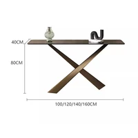 Tables Console minimalistes italiennes couloir entrée salon Tables Console de luxe luxe Unique Mesa Console meubles maison 2