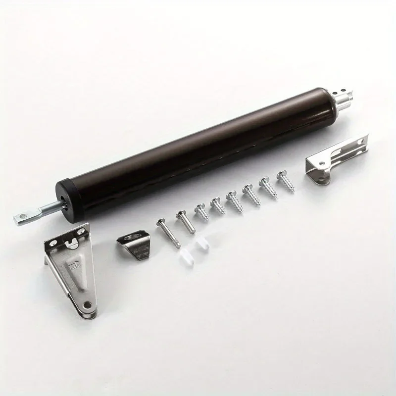 Automatic door soft close 90 degrees door closer 35KG pneumatic adjustable speed positioning stop door stopper door closer