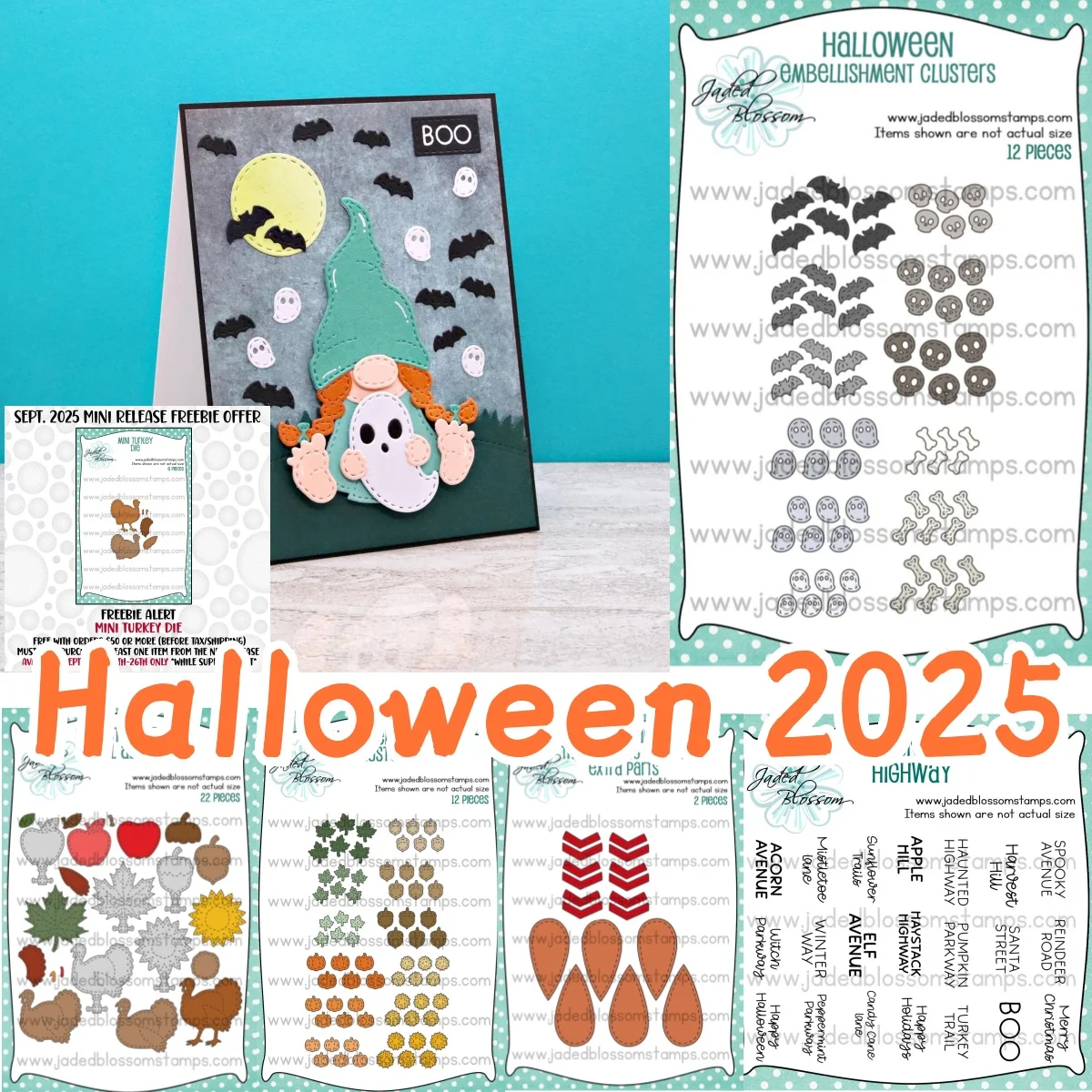 Halloween 2025, Fledermaus, Türkei, Metall-Stanzformen, transparente Stempel, Schablone für DIY-Herstellung, Karte, Sammelalbum, geprägtes Handwerk, Erntedankfest
