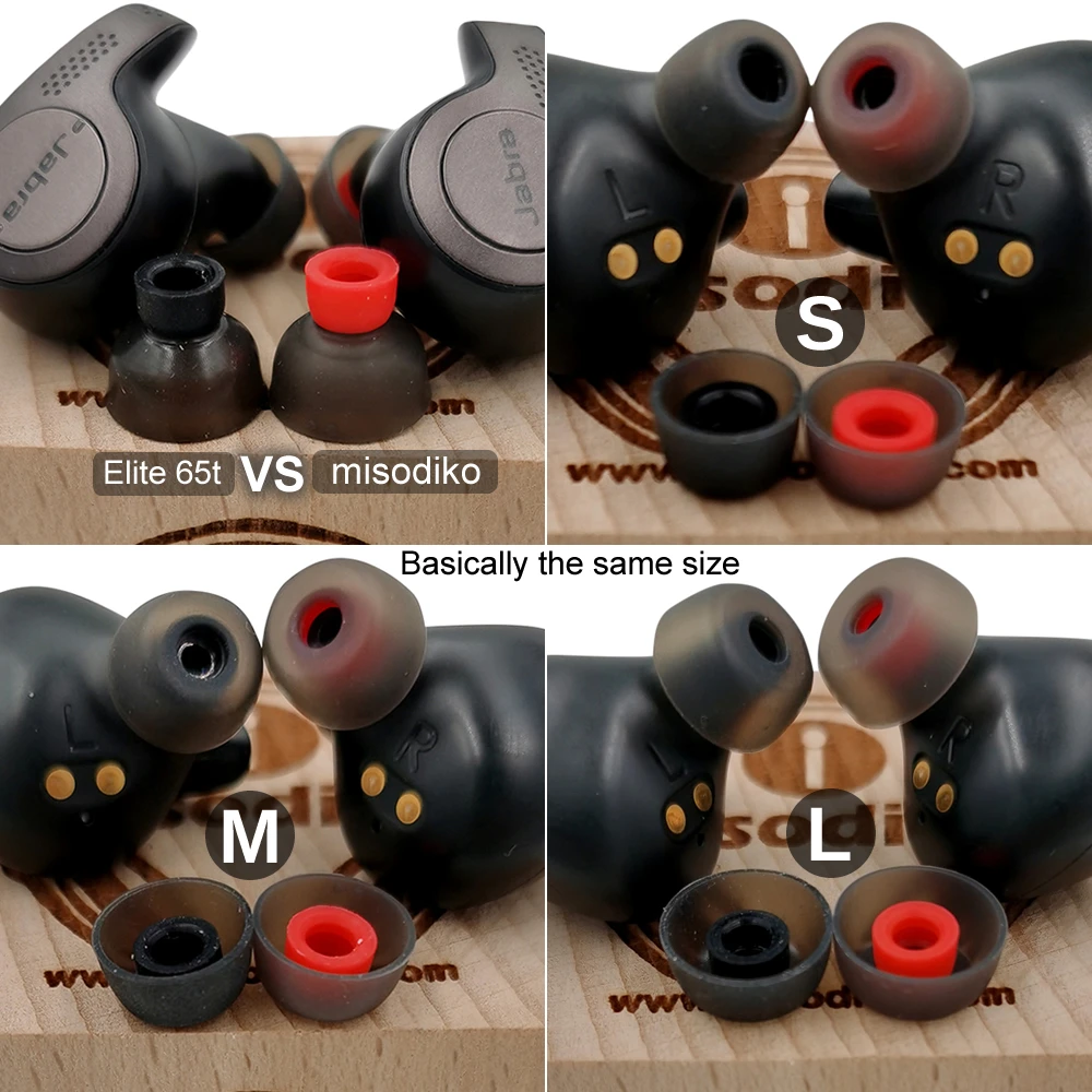 Elite 75t Jabra 65t Ear Tips Elite 75t Jabra Ear Pieces TWS-Joy