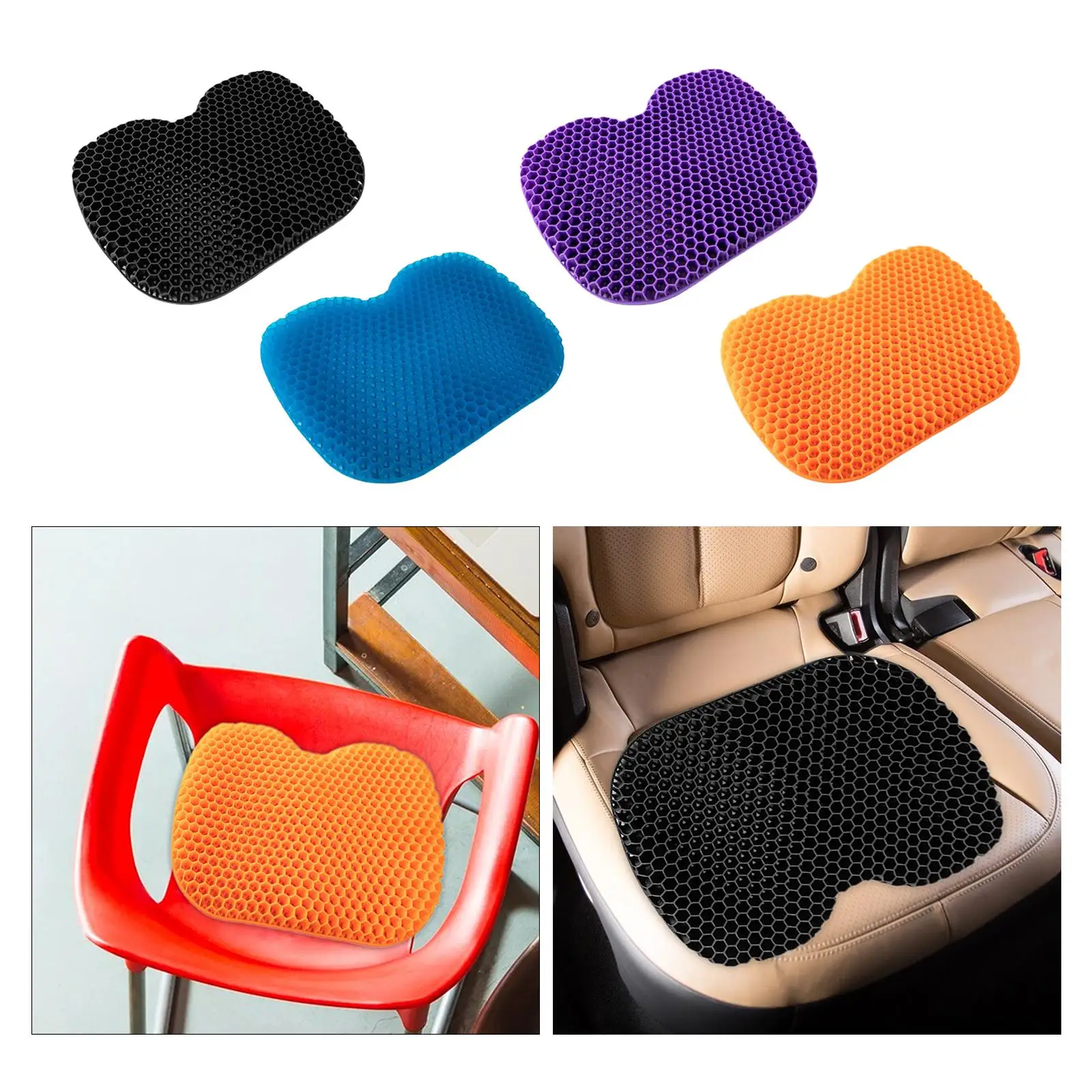 Kayak Seat Cushion Thicken Gel Canoeing Seat for Canoe Water Sports Rowing