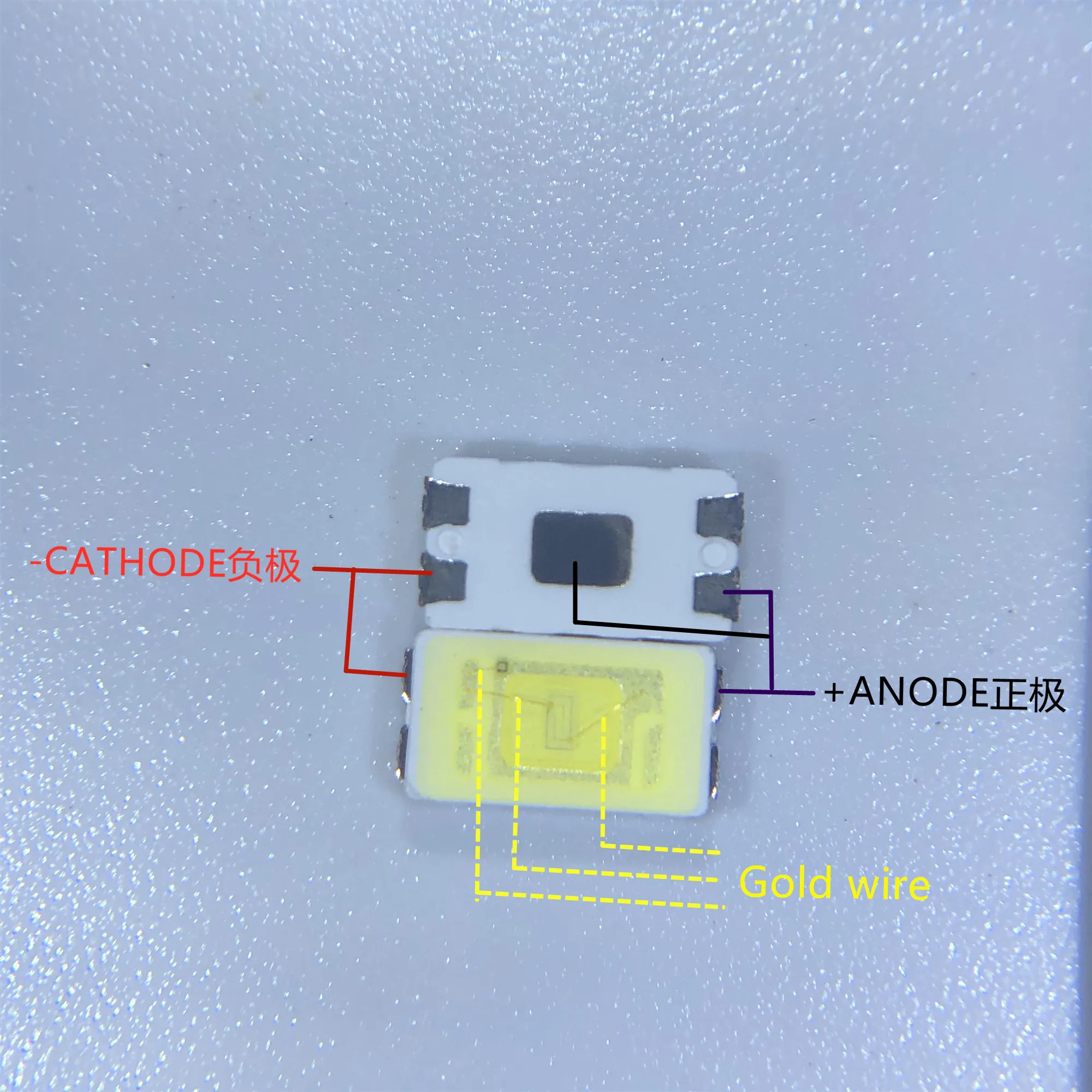 SAMIROB 100 Stück 5630 LED PLCC-4 WELLYPOWER Hochleistungs-Fernseher mit Hintergrundbeleuchtung, superhelles SMD-LCD, 0,5 W, 3 V, kühles Weiß, TV-Hintergrundbeleuchtung – Detail 8