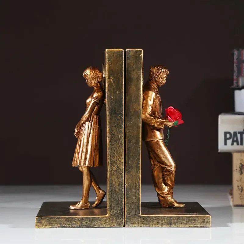 banksy-collection-figurine-sculpture-serre-livres-decoratifs-decor-d'Etagere-pour-chambre-a-coucher-bibliotheque-bureau-affichage