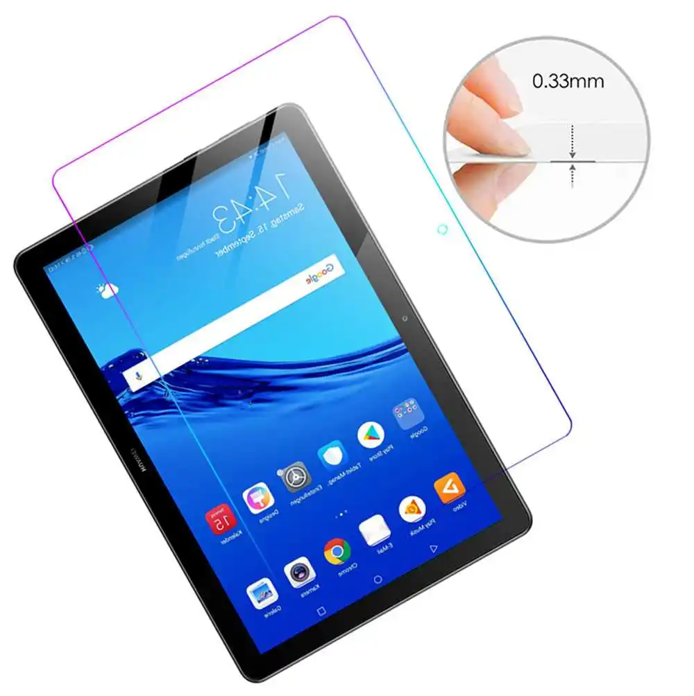 11D Tempered Glass For Huawei MediaPad T5 Screen Protector Front Film tablet pillow stand