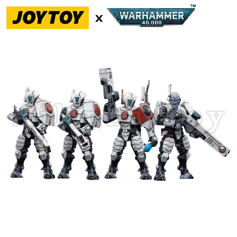 

Экшн-фигурки JOYTOY 1/18 (4 шт./комплект) 40K, коллекция аниме «огненный воин», бесплатная доставка
