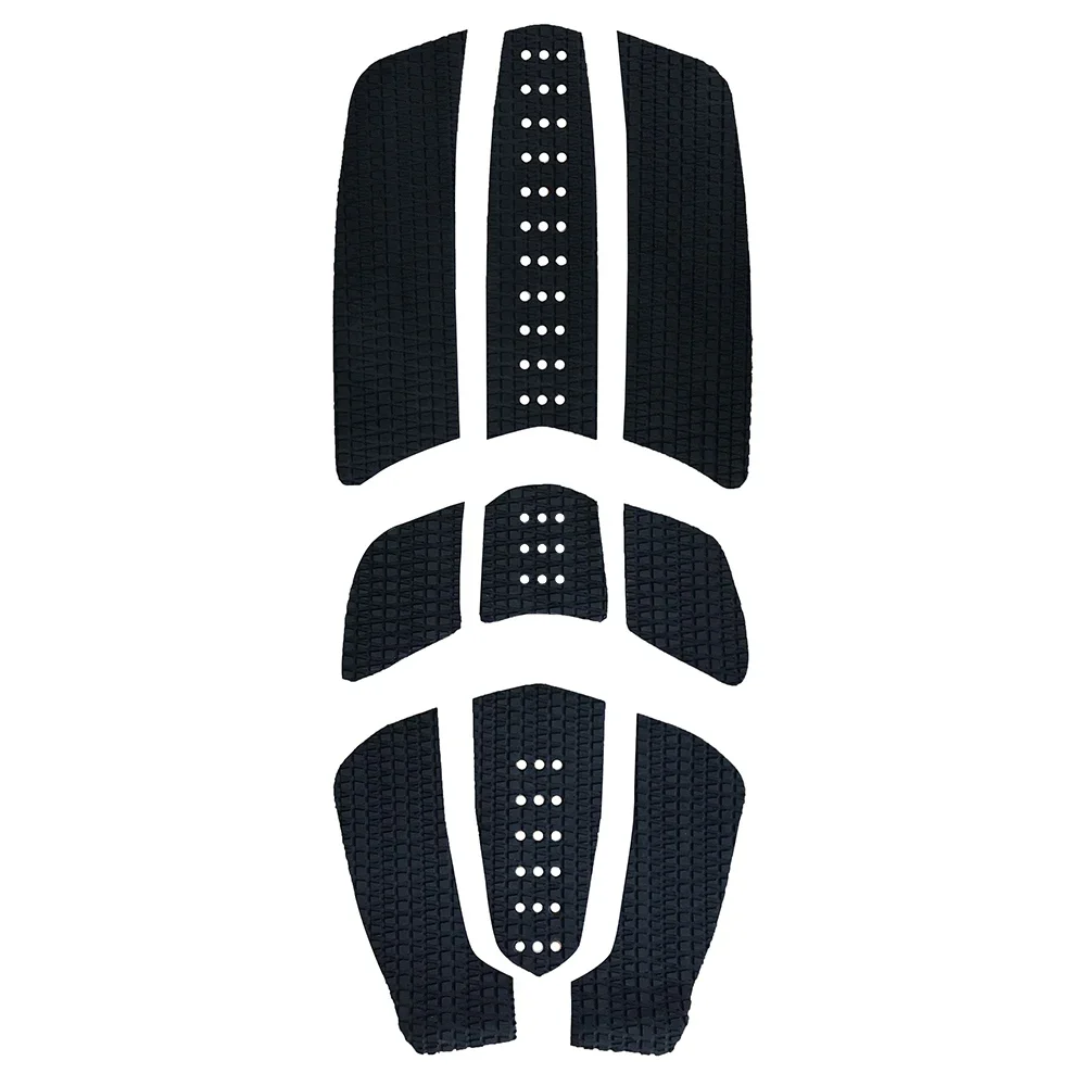 Abahub Lot de 12 tapis de traction en EVA de qualité supérieure avec adhésif 3M pour paddleboard, longboard, planche de surf - Bleu
