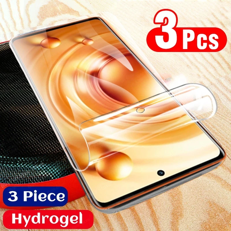 

3PCS For Vivo Y78 Plus Hydrogel Film Screen Protector For Vivo Y78+ Y78Plus Full Cover Anti Scratch Protective Front Film