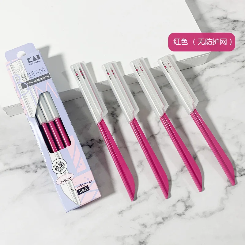 5pcs eyebrow epilator sets for women Makeup Beauty Eyebrows Hair Removal Styling Tool steel blade Facial Razor trimmer 5