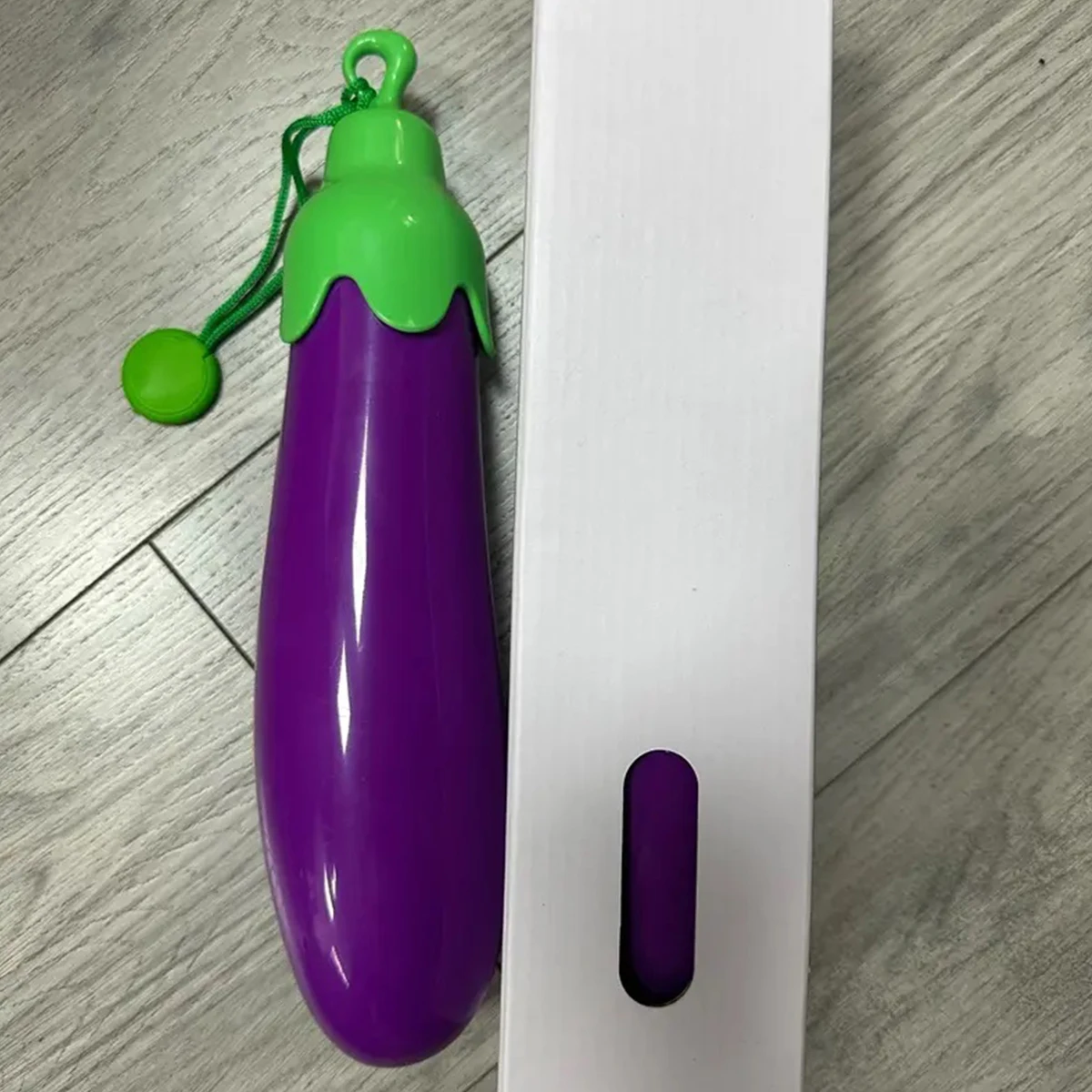 Whimsical Veggie Design Folding Umbrella: Sun-Protective, Durable, Compact for Travel-Manual Open, 8 Ribs