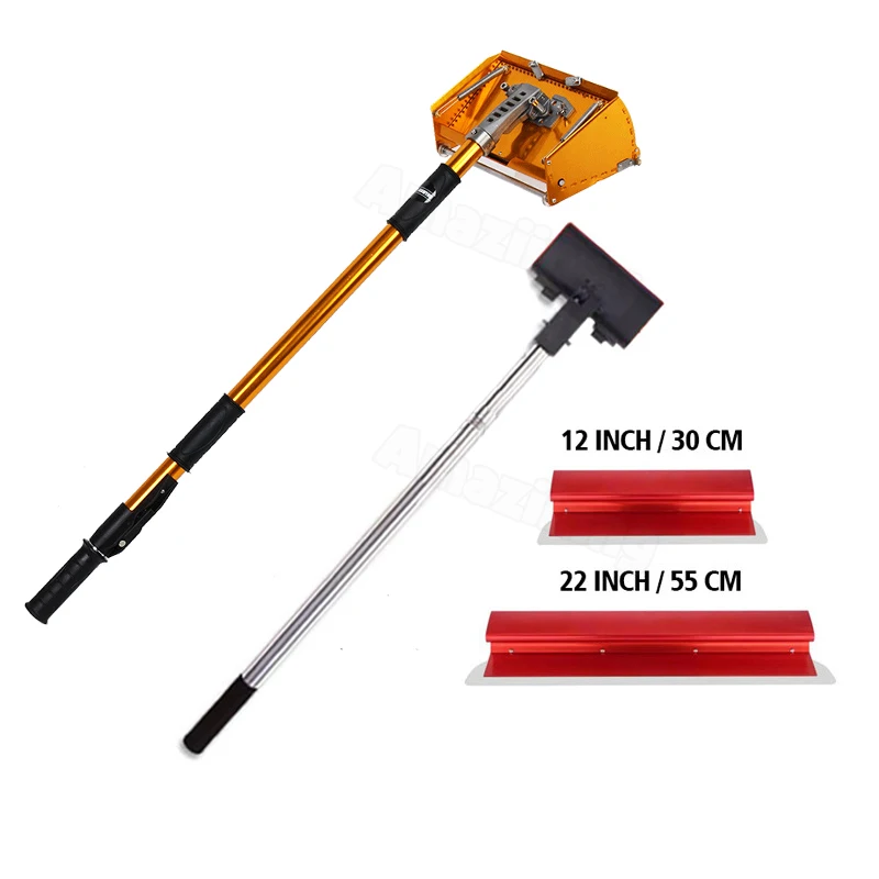 Gypsum Box with Tools Material Skimmer Blades Set Plastering Flat Box Plaster Box Drywall Master Tool Drywall Smoothing Tool drywall cutting manual gypsum board cutting artifact roller type hand push drywall cutting tool stainless steel woodworking tool