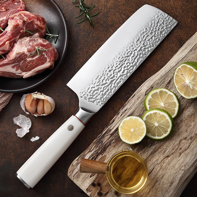 

Forged Slaughter Kitchen Knife Butcher Meat Cleaver Skinning Knife Chef Stainless Steel Slicing Cutter Knife Cooking Tools