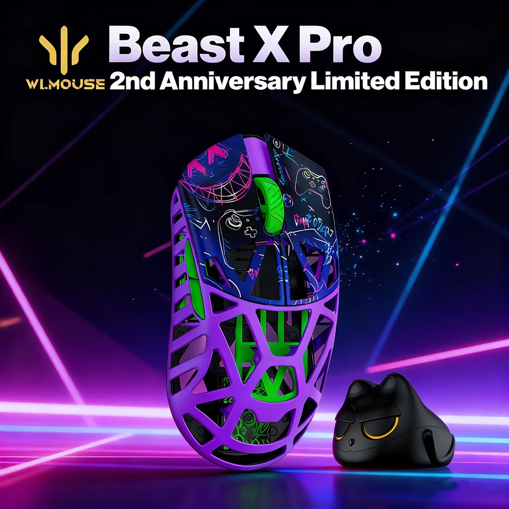WLMOUSE Beast X PRO Gaming Mouse 2nd Anniversary Limited Edition