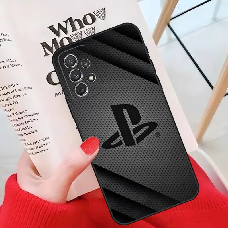 PS5 핫 게임 플레이스테이션 폰 케이스, 삼성 갤럭시 S30, S23, S20, S22, S21, S9, S10, M14, M54, F14, F54 프로 플러스, 울트라 Fe 후면 커버