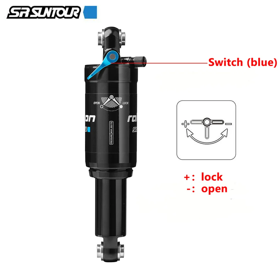 SR SUNTOUR Raidon R リアサスペンション 165 x 38 SR SUNTOUR Raidon R リアサスペンション 165 x 38 SR Suntour
