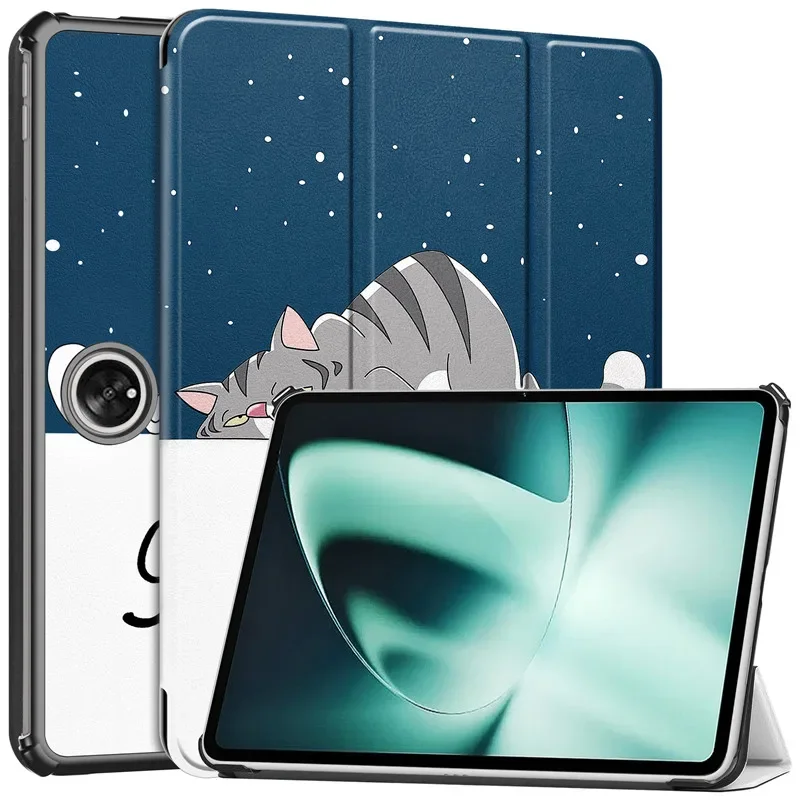 Enhanced Magnetic Tri-Fold Stand Cover with Smart Wake/Sleep Feature