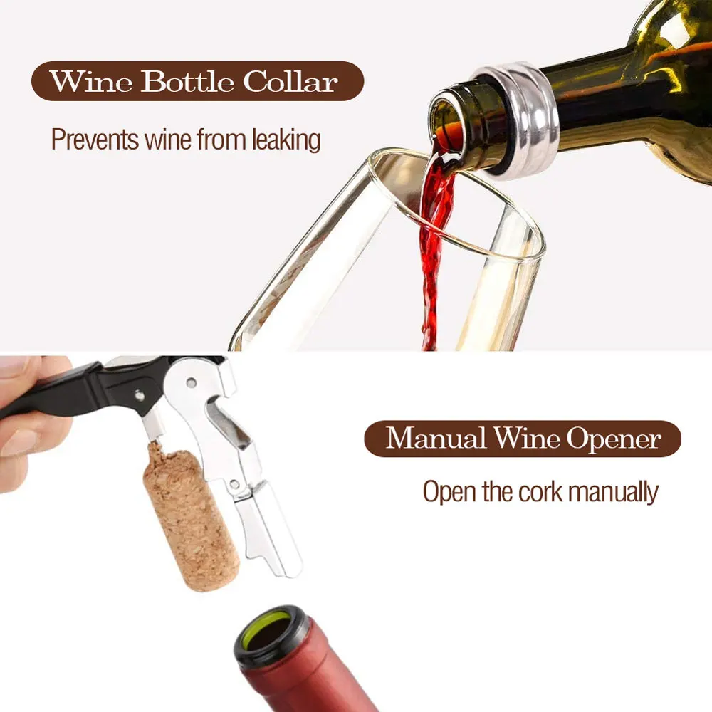 portable automatic wine opener set battery or base rechargeable style  electric wine corkscrew colorful package - AliExpress