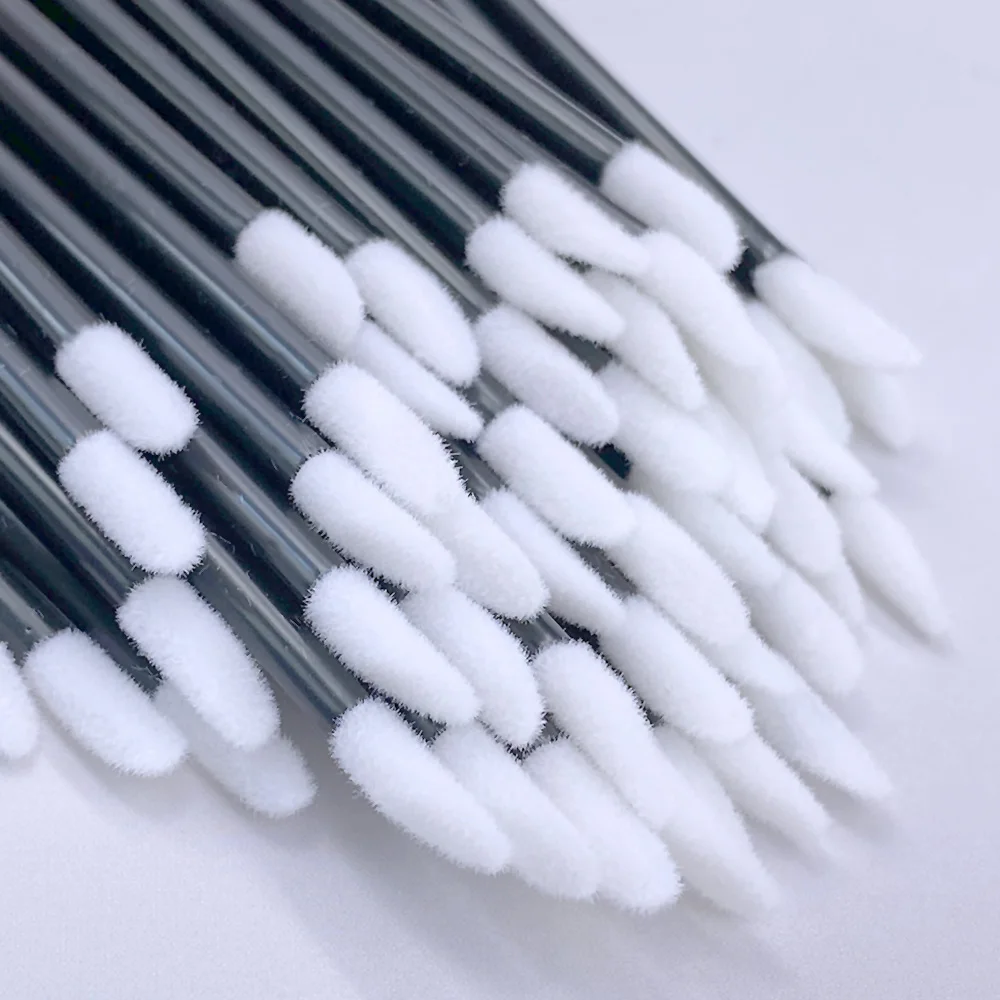 50PCS Disposable Lip Brushes Makeup Brush Eyelashes Extension Applicator Lipstick Wands Set Cosmetic Colourful Make Up Tools